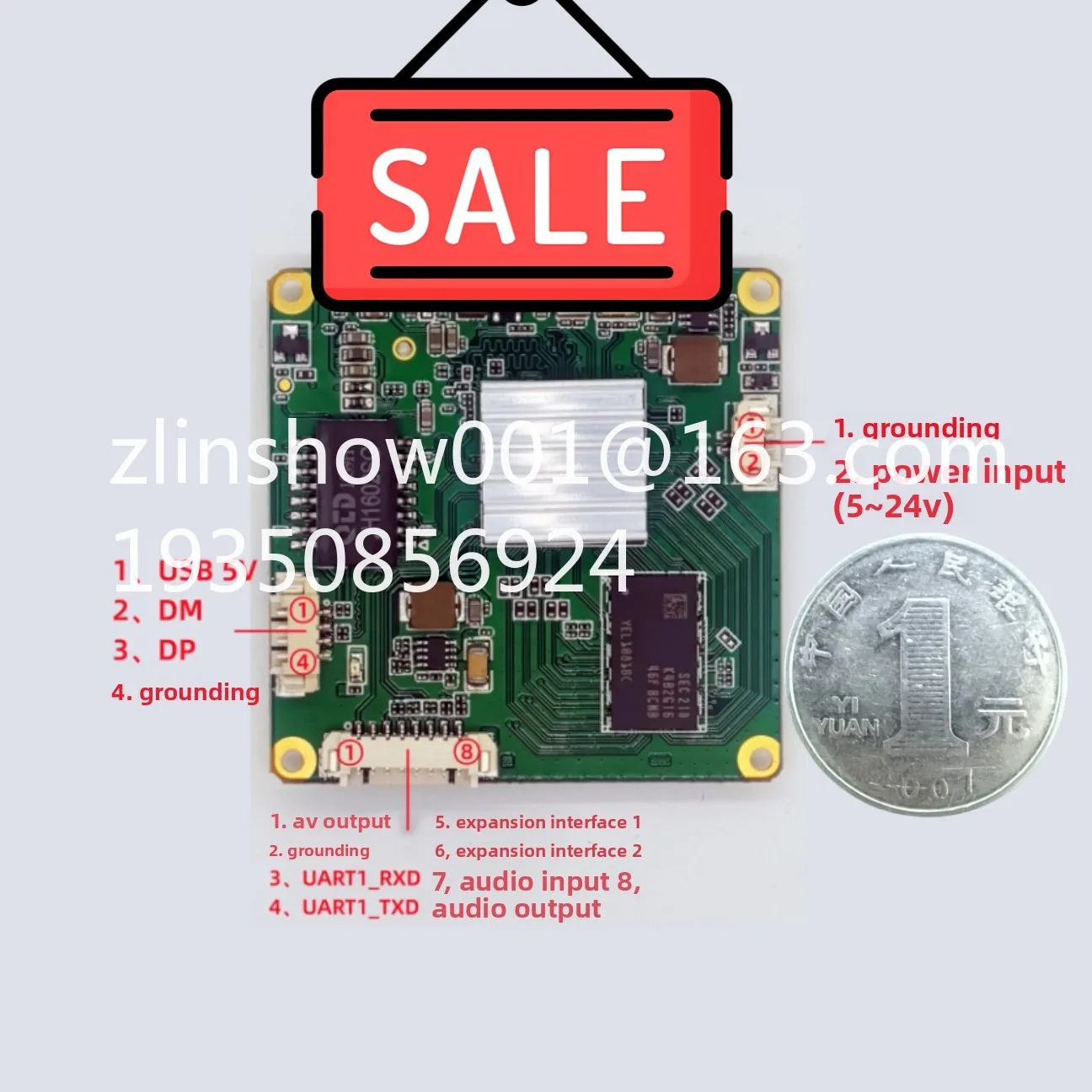 MINI AV CVBS AHD anti-interlaced analog high definition network encoder