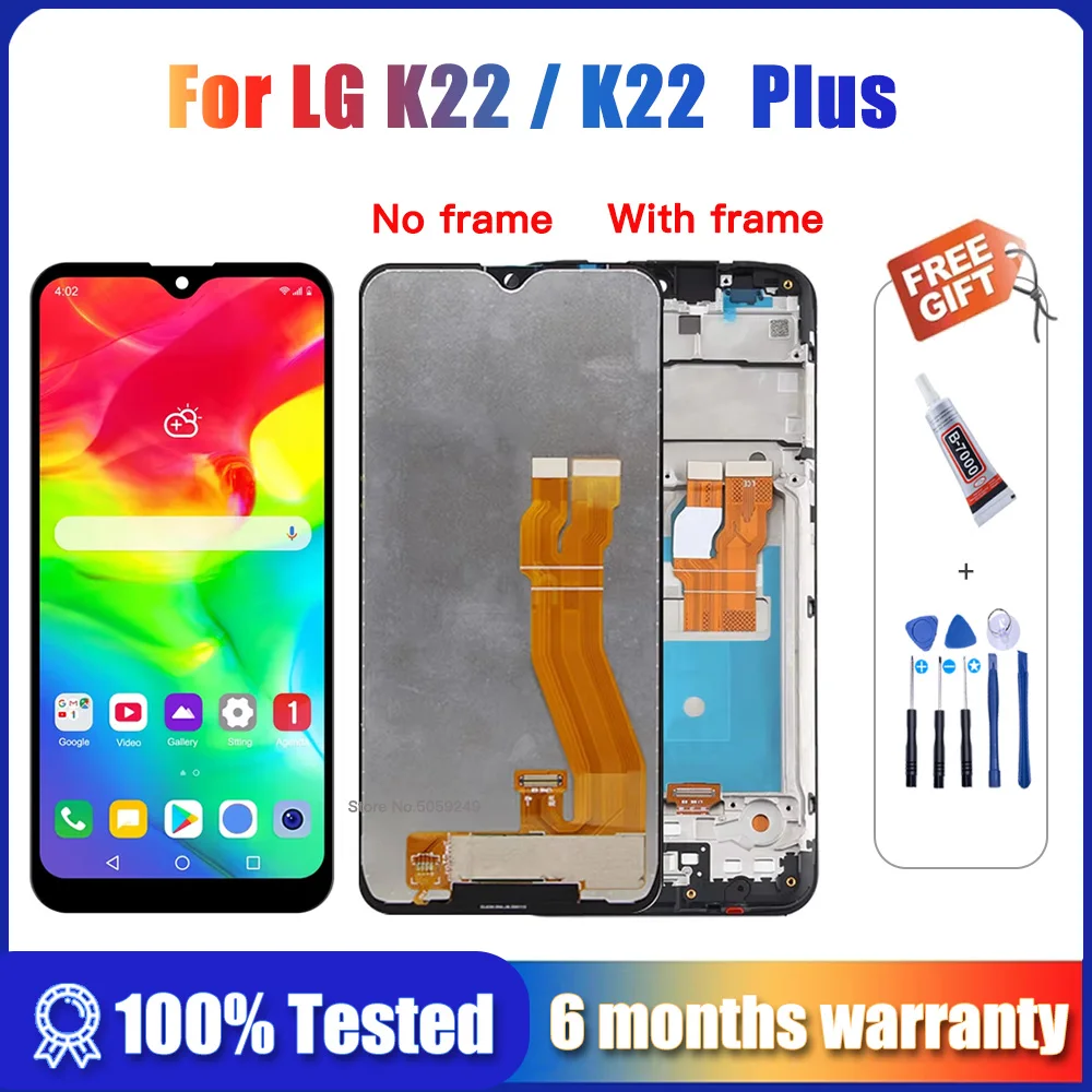

6,2 ''Оригинальный ЖК-дисплей для LG K22, дисплей для LG K22 Plus, ЖК-дисплей для LG k200z