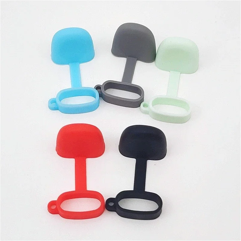 10PCS Silicone Protective Cover with Integrated Dust Cap Flat Mouth Dust Cap Accessories