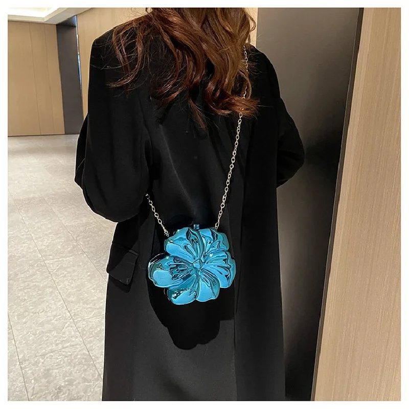 Women's Shoulder Bag Crafted From Aurora-Patterned Leather Featuring Breathable Budapest Trendy Lightweight Soft Daily Look​