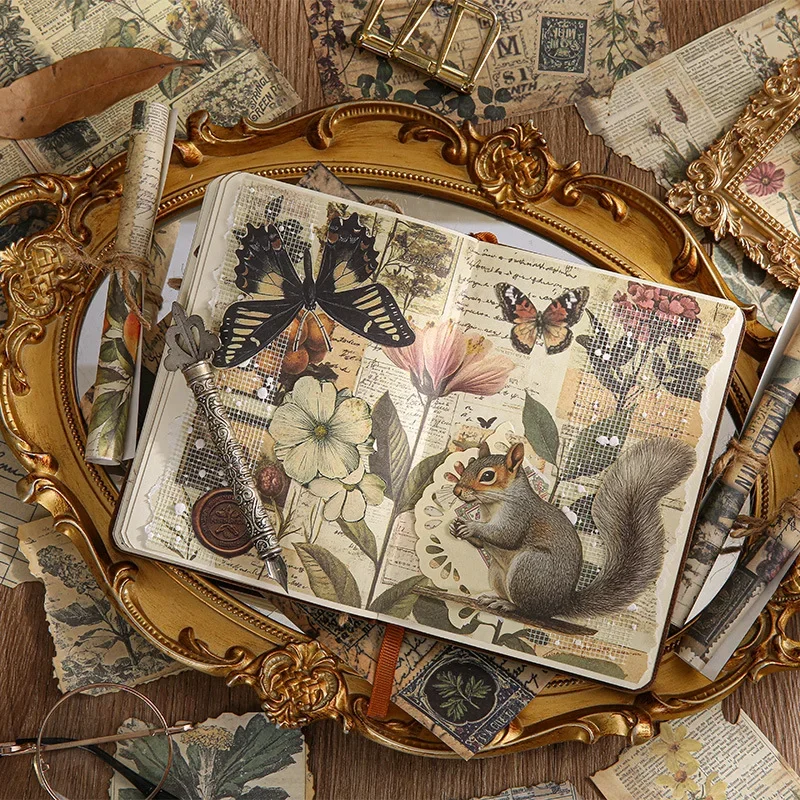 30 teile/paket Verloren Erinnerungen Serie Retro Material Papier Vintage Weiß Kraft Papier für DIY Hand Konto Basis Dekoration