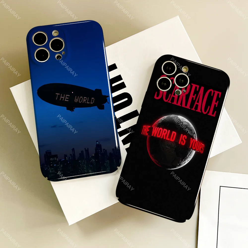 

Scarface Phone Case For IPhone 17 The Yours 16 15 14 13 12 11 Plus Pro Max Mini Is Glossy HD Hard World Cover Film Shell