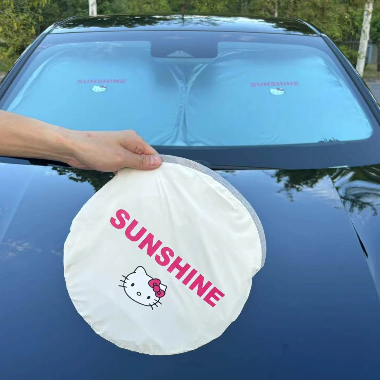 Car Solar Protection Heated Windshield Sunshade Car Window Windscreen Cover Sun Shade Auto Sun Visor Car-covers