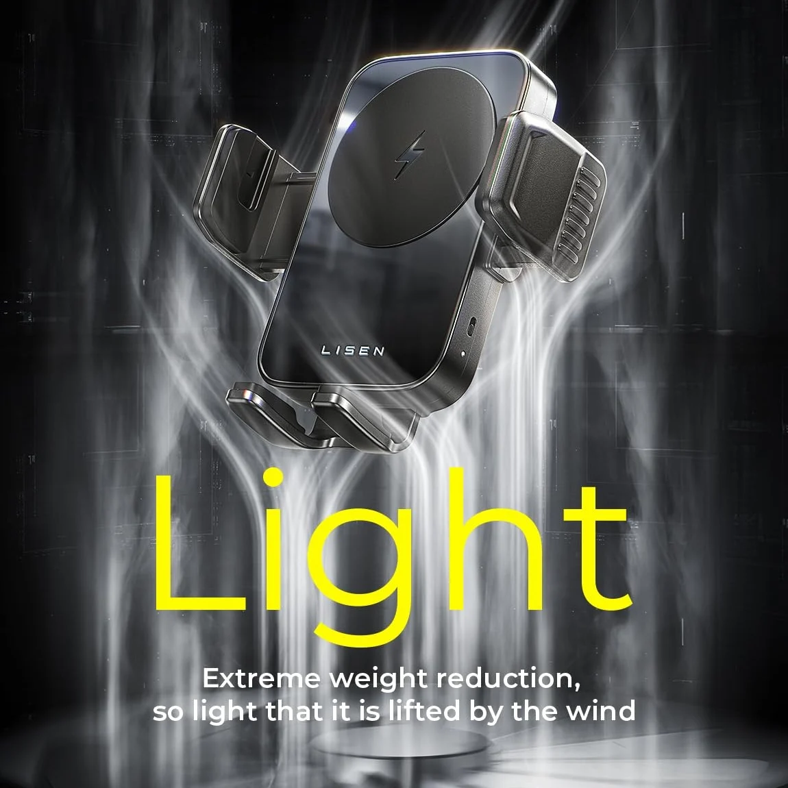 

LISEN 15 Вт/10 Вт/7,5 Вт Автомобильное зарядное устройство для телефона с вентиляционным отверстием для iPhone 16, 15, 14 13 Pro Max, серия Samsung, все смартфоны