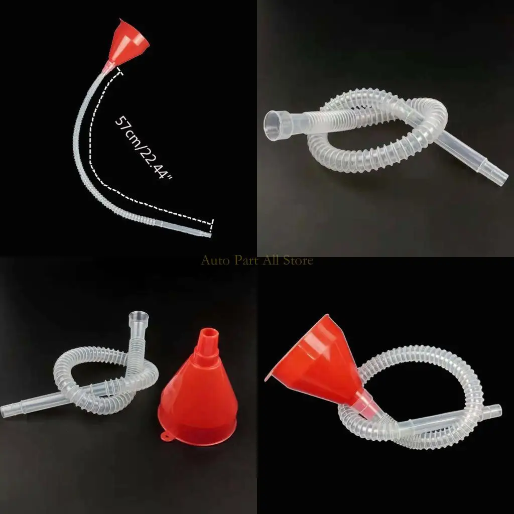 

J0MA Motorcycle Car Refueling Multifunction Funnel Engine Oil Filling Funnel