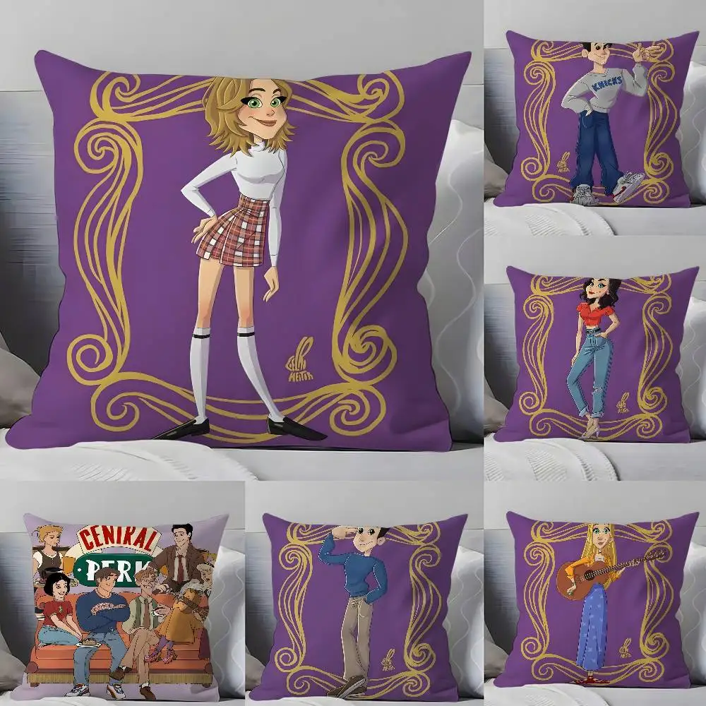 Classic F-F-Friends TV Show Pillow Case Pillowcase Soft Skin Friendly & Comfortable With A Hidden Zipper