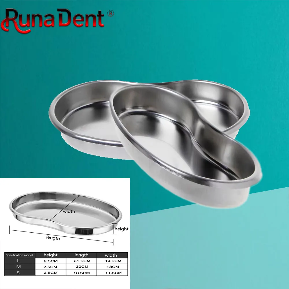 

Medical Grade Stainless Steel Surgical Kidney Bowl Curved Tray Dental Laboratory Instruments Orthodontic Tools