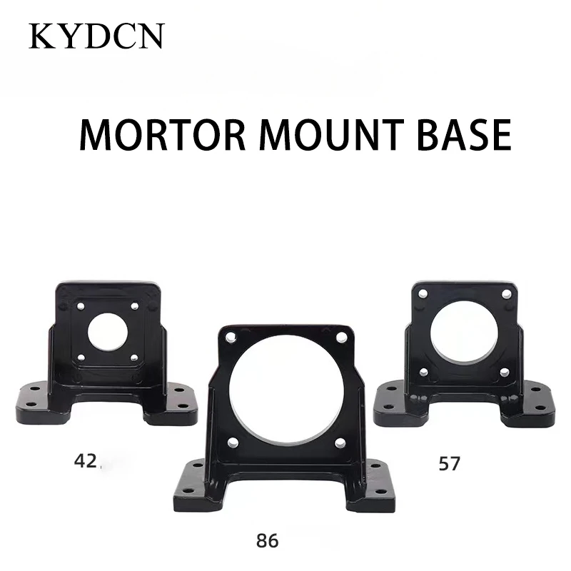 

New motor bracket base cast aluminum material rugged 42/57/86 stepper motor mounting bracket stock
