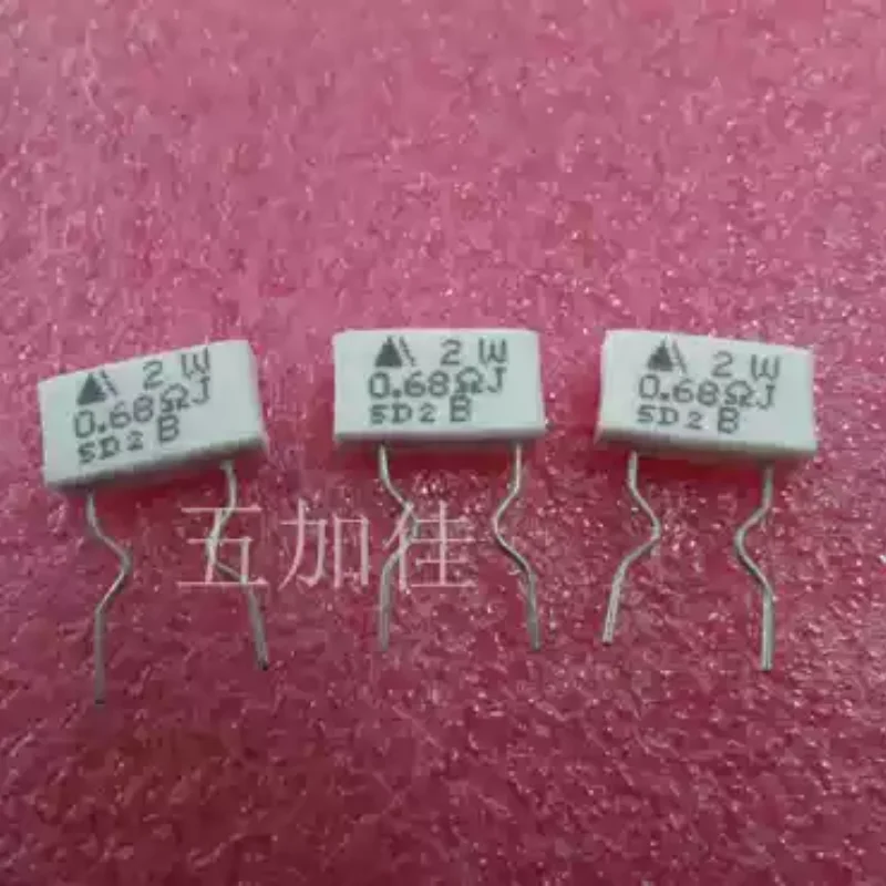 

10-100pcs 2W R68 0.68R 5% cement ceramic resistor