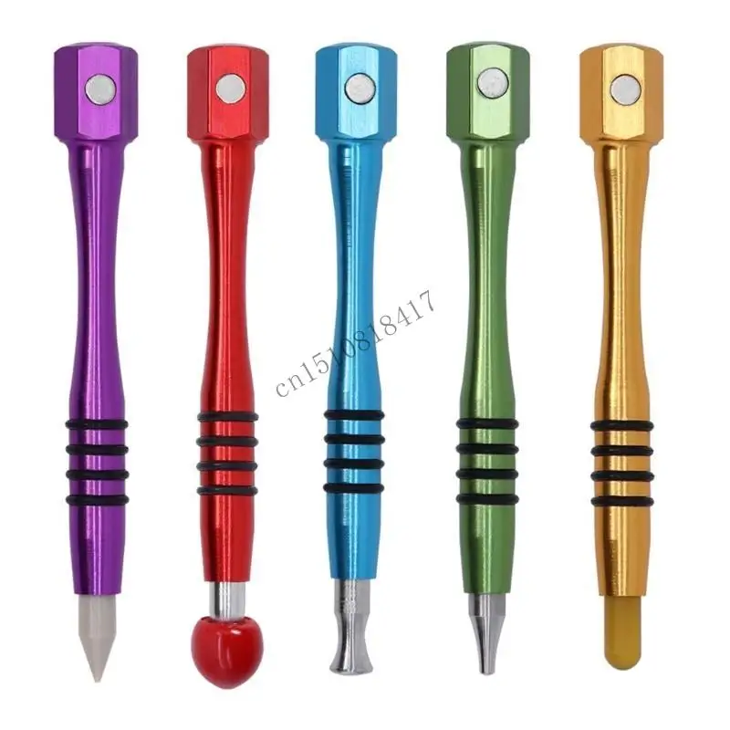 

517b 5 Pack Красочная ручка для ремонта вмятины для быстрого восстановления кузова легко использовать