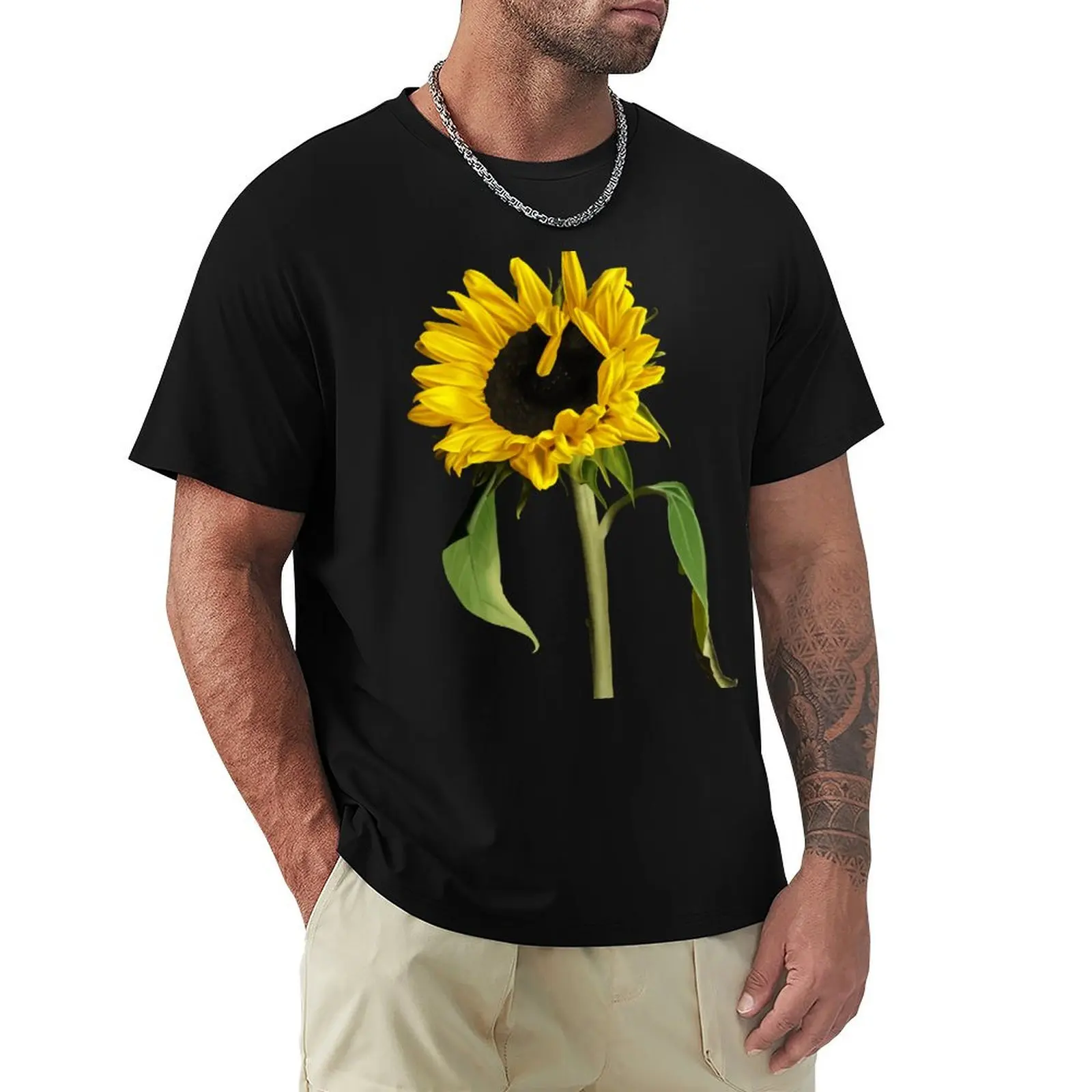 

sunflower T-Shirt Soft Anti-Shrink Cotton Tee