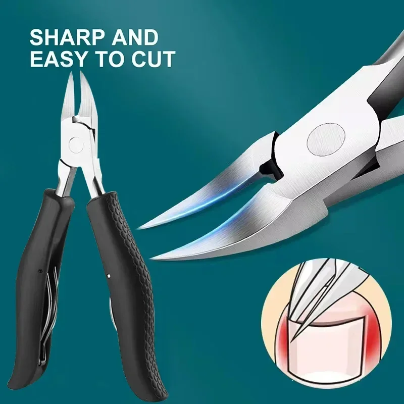 Toe Nail Clippers Nail Correction Thick Nail Ingrown Toenails Nippers Dead Skin Nail Art Pedicure Manicure Care Plier Cutter