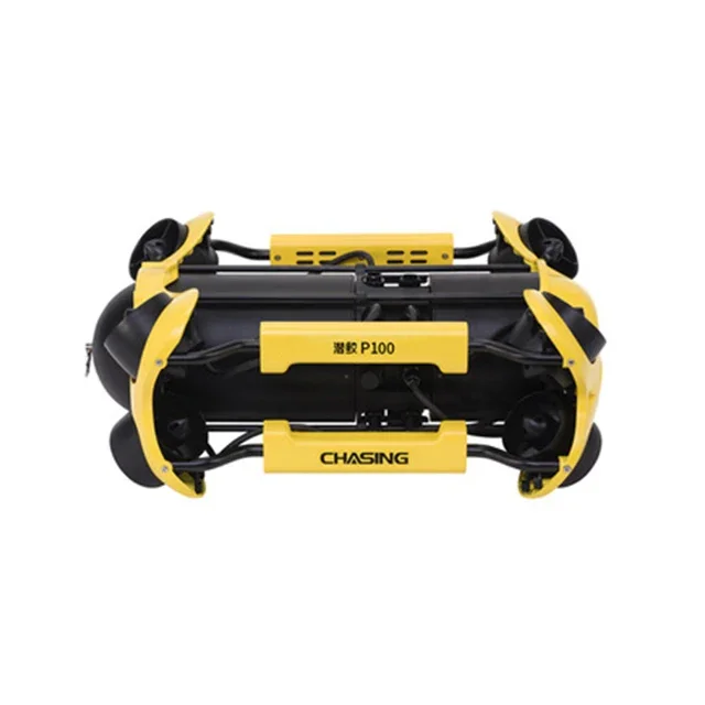 Robot bawah air yang dikabelkan dari jarak jauh untuk memeriksa cat anti fouling dan primer anti karat pada lambung