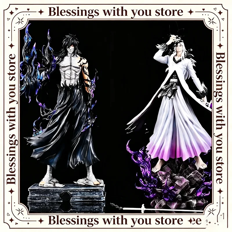 Bleach Kurosaki Ichigo Two Forms Large Anime Figure Model Statue Boys Collection Desktop Decoration Ornament Toys Gifts Acg