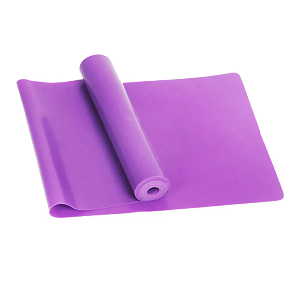Compact Rollable Natural Latex Exercise Band for Full Body Workout Biceps ABS Back Legs Rehabilitation Gym Home Travel
