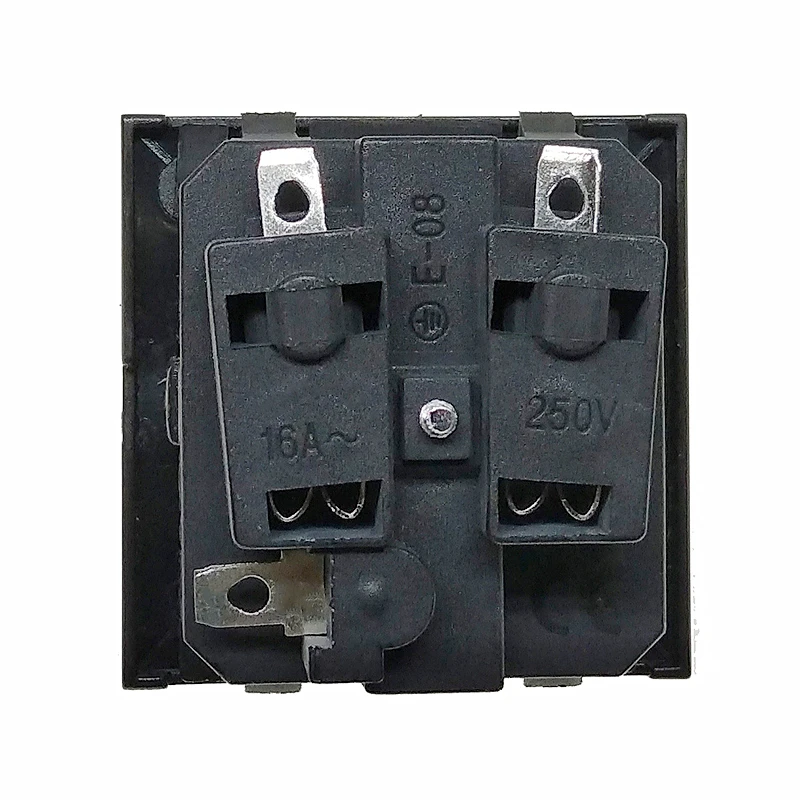 Schuko Type F Standard Surface Panel Mount Power Socket Receptacle AC100~250V 16A