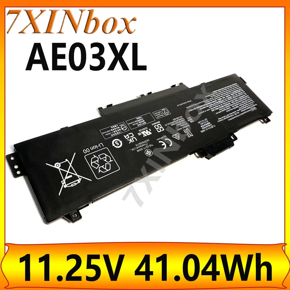 

7XINbox AE03XL AE03041XL 11.25V 41.04Wh Laptop Battery For HP 240 245 250 255 256 G10 14-EM 14-EP 15-FC 15-FD HSTNN-OB3E N21969