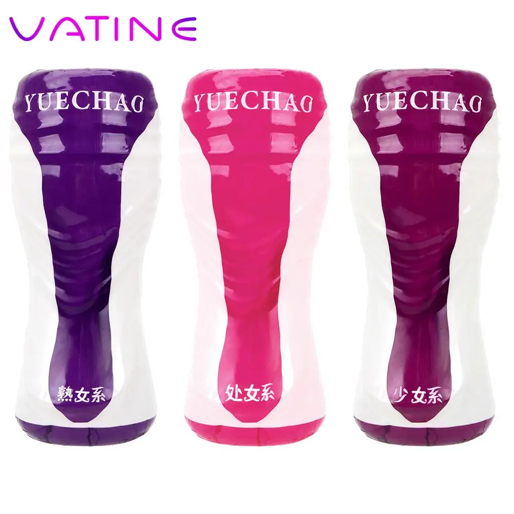 Adult Products Soft Silicone Male Masturbator Reusable Sex Cup Realistic Pussy Sex Toys for Men Vagina Masturbation Cup