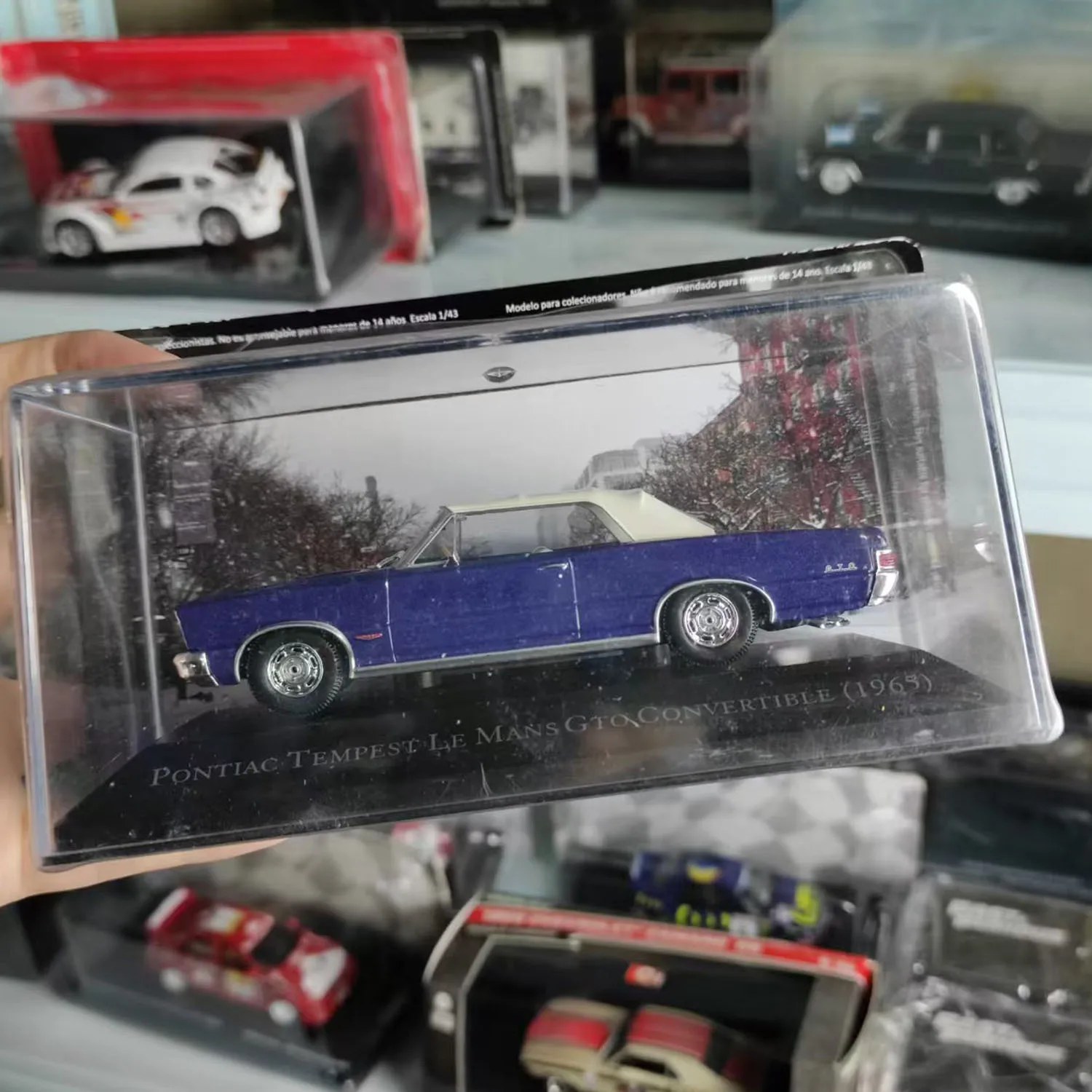 Diecast IXO 1:43 Escala PONTIAC TEMPEST LE MANS GTO CONVERTIBLE 1965 Modelo de coche de aleación