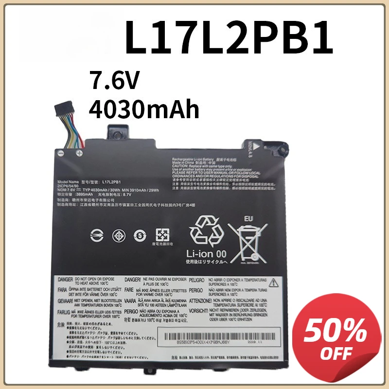L17M2PB1 L17C2PB2 Laptop Battery For Lenovo V330-14IKB 14ARR 14ISK E43-80 K43C-80 E4-ARR L17L2PB5 L17L2PB1 L17C2PB1 L17C2PB2