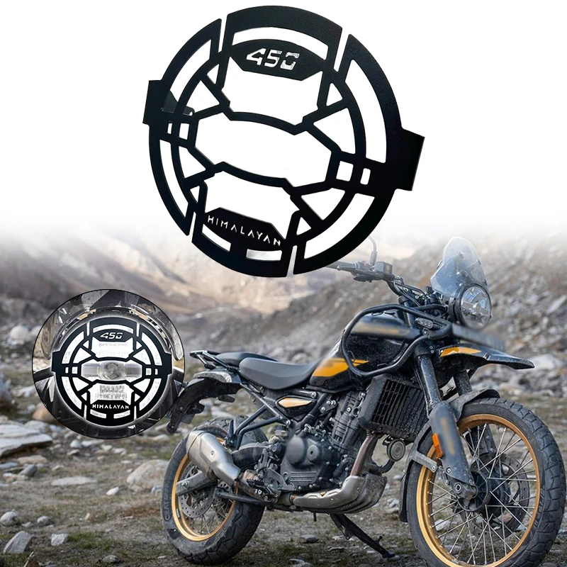 For Himalayan450 452 HIMALAYAN 450 2024 - Motorcycle Accessories Headlight Grille Headlight Cover Protective Cover