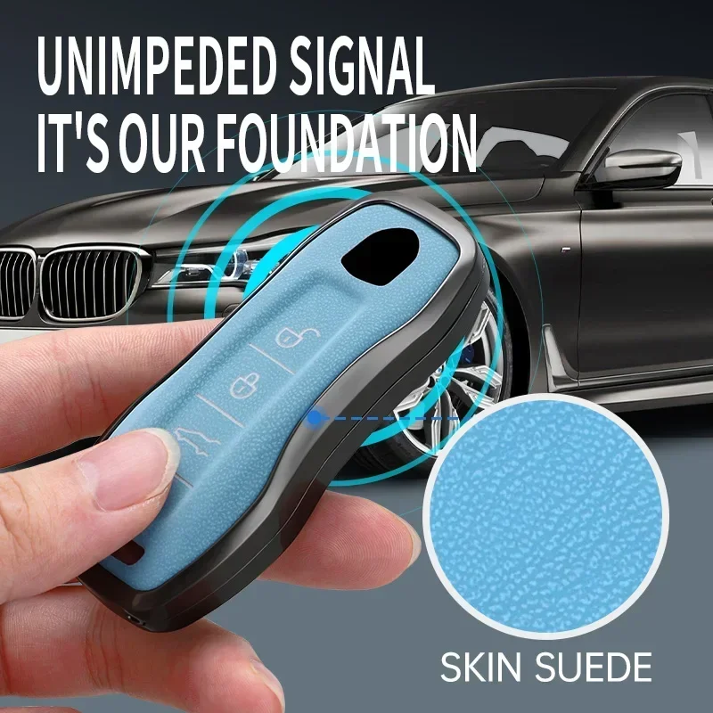 Funda para llave de coche, soporte de carcasa para Porsche Panamera Cayenne 971 911 9YA Macan Boxster 3/4 botones, accesorios de protección sin llave