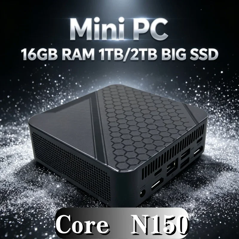 2026 New Arrival Core  N150  BT5.2 WiFi6 Portable Mini PC Co