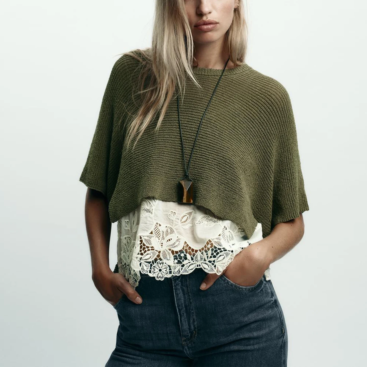 Z 2025 nuevo Sle Casual viaje suéter de punto empalme ocio Faionable mujeres Premium Quali otoño ropa de temporada