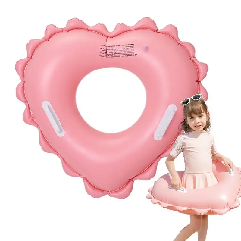 

Kids Swim Float Tube Heart Floaties With Seat And Handle Kids Swimming Float Inflatable Swimming Pool Ring Pool Swim Water Beach