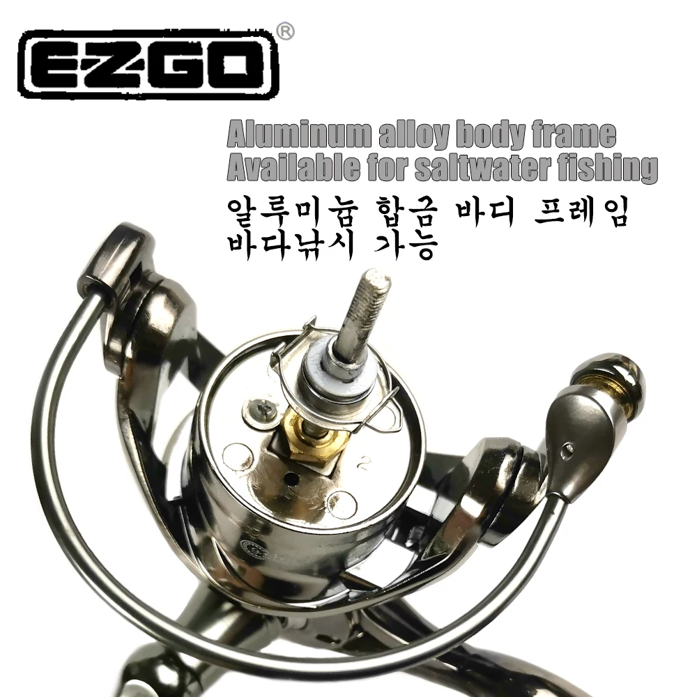 EZGO Zoutwater Jigging Rollen SG1000 SG2000 SG2500S SG3000 SG4000 Spinning Visserij-reel Max Drag 10-25KG Zeekarper Visgerei