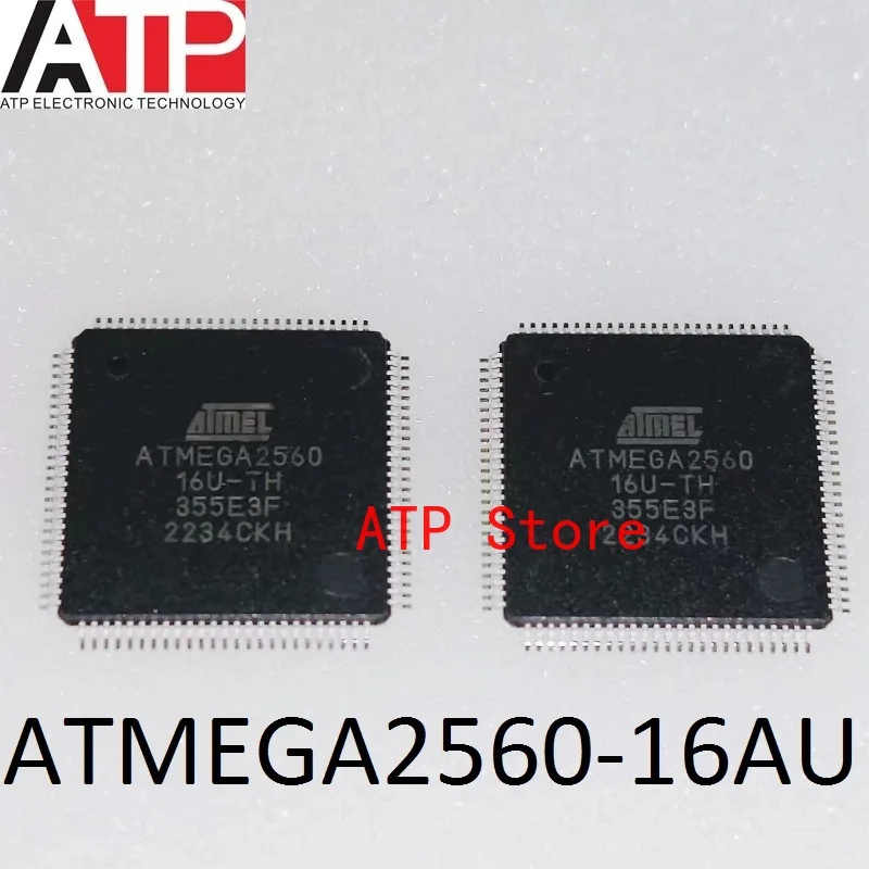 1Piece New Original ATMEGA2560-16AU ATMEGA2560 16U-TW 16U-TH TQFP-100 256K Flash 8-bit Microcontroller MCU Chip IC