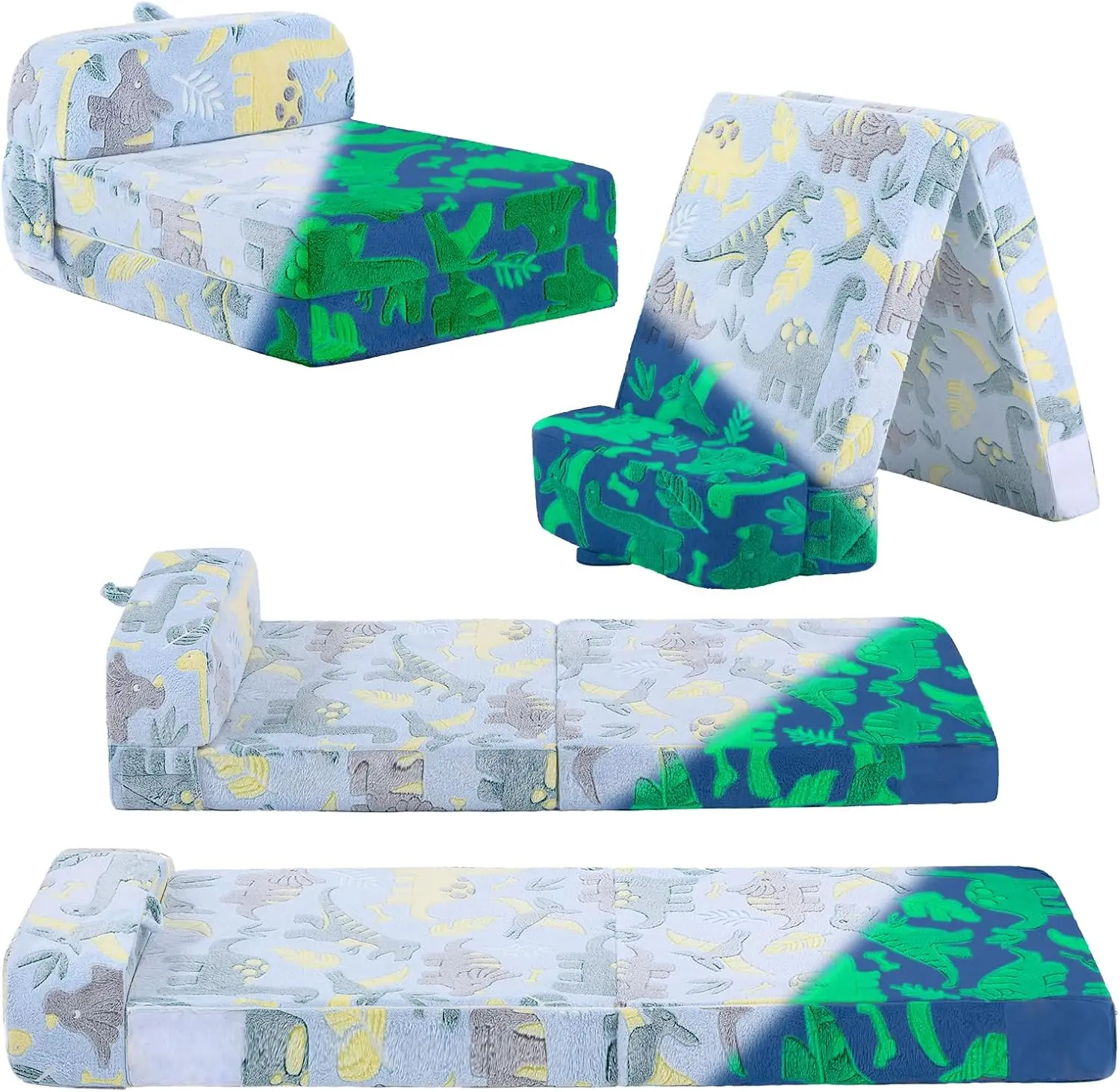 

Складной диван-кровать для детей, складной диван-кровать для малышей со съемным чехлом, кресло-кровать-футон для малышей, складной матрас для кровати