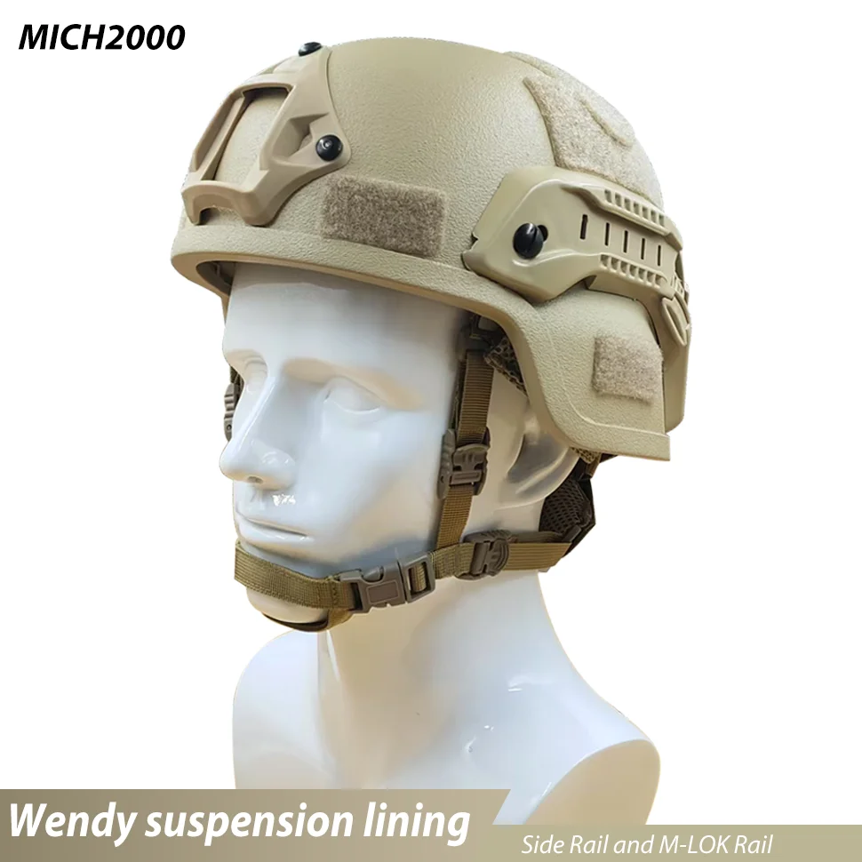 

Тактический шлем MICH с защитой от ударов и ударов. Построено для полевой боевой и военной подготовки.