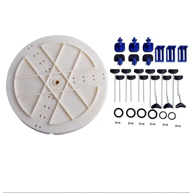 

2PCS Pottery Blank Trimming Tool, ABS Material Pottery Throwing Machine Manual Blank Trimming Tool