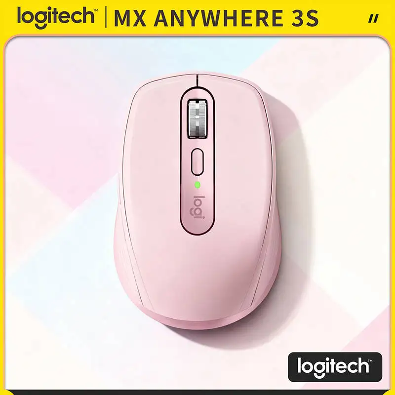 

Logitech MX Anywhere 3S Office Mouse - 8K DPI, Hyper-Scroll, Silent Click, USB-C Fast Charge for Home Work