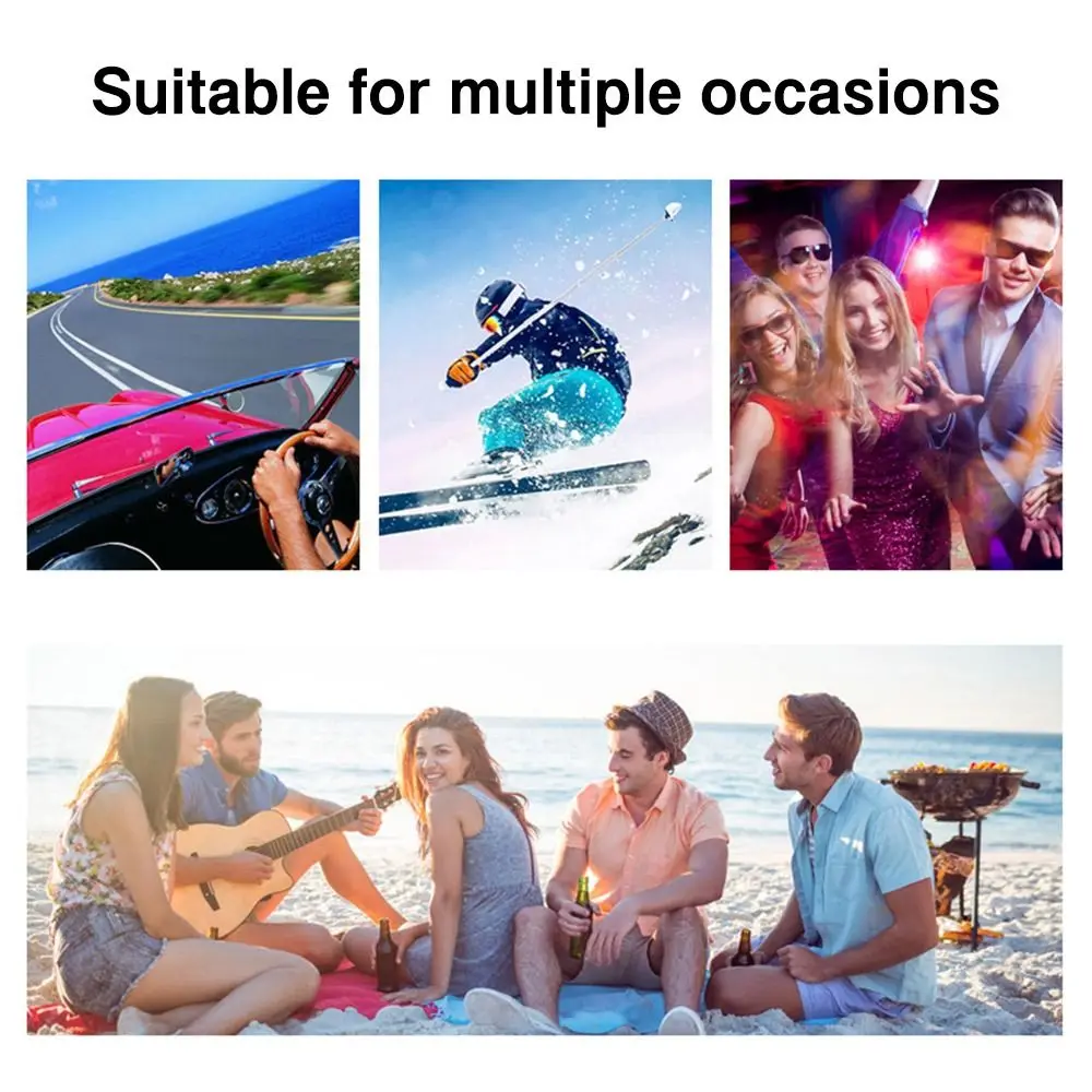 

Retro Thick Square Sunglasses Chunky Beach/Travel/Streetwear Rectangle Shades UV400 Protection Eyewear for Women & Men