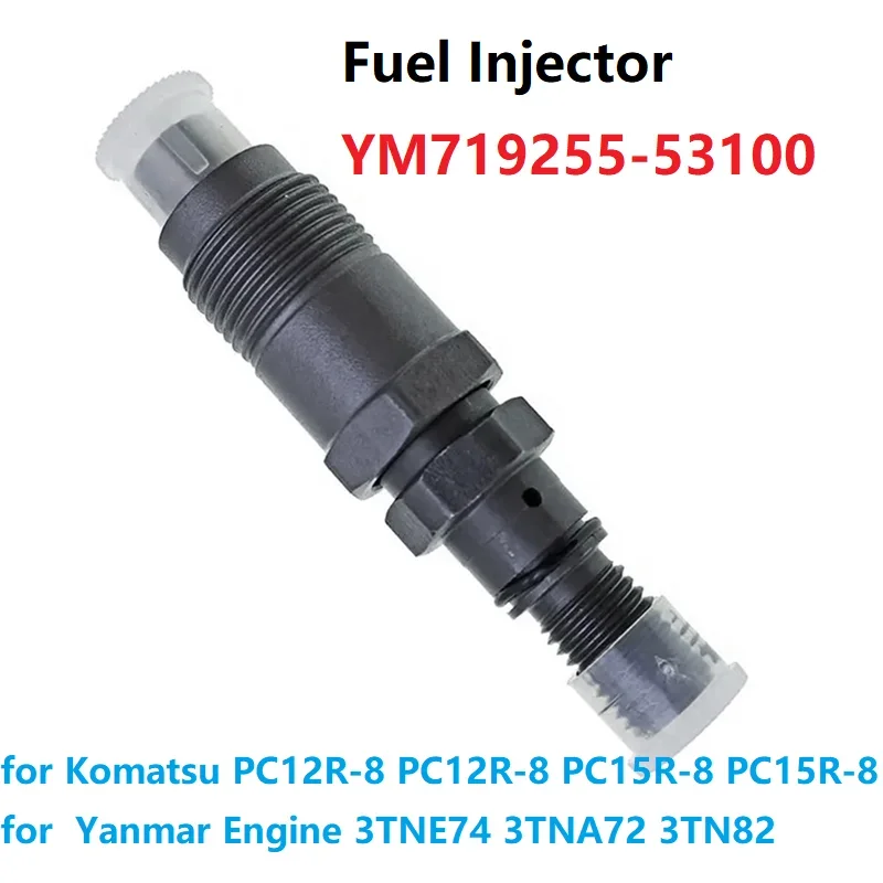 

Топливные форсунки 719255-53100 для двигателей Yanmar 3TNE74, 3TNA72, 3TN82, 3TN66UJ, 3TN66L-UT, 3TNE74-GB2S, 3TNE68-DW, PC12R-8, PC15R-8