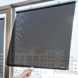 Universal Roller Blinds Suction Cup Sunshade Blackout Curtain Car Bedroom Kitchen Office Window Sun-shading Curtains Retractable
