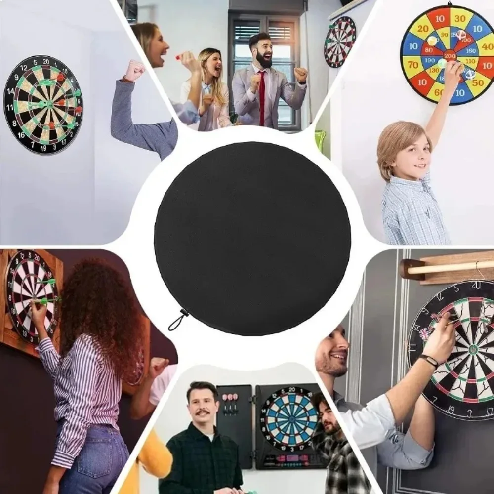 61x8CM 600 D Oxford Cloth Dartboard Storage Bag Weatherproof Outdoor Dartboard Cover Dustproof Dartboard Bag for Outdoor Storage