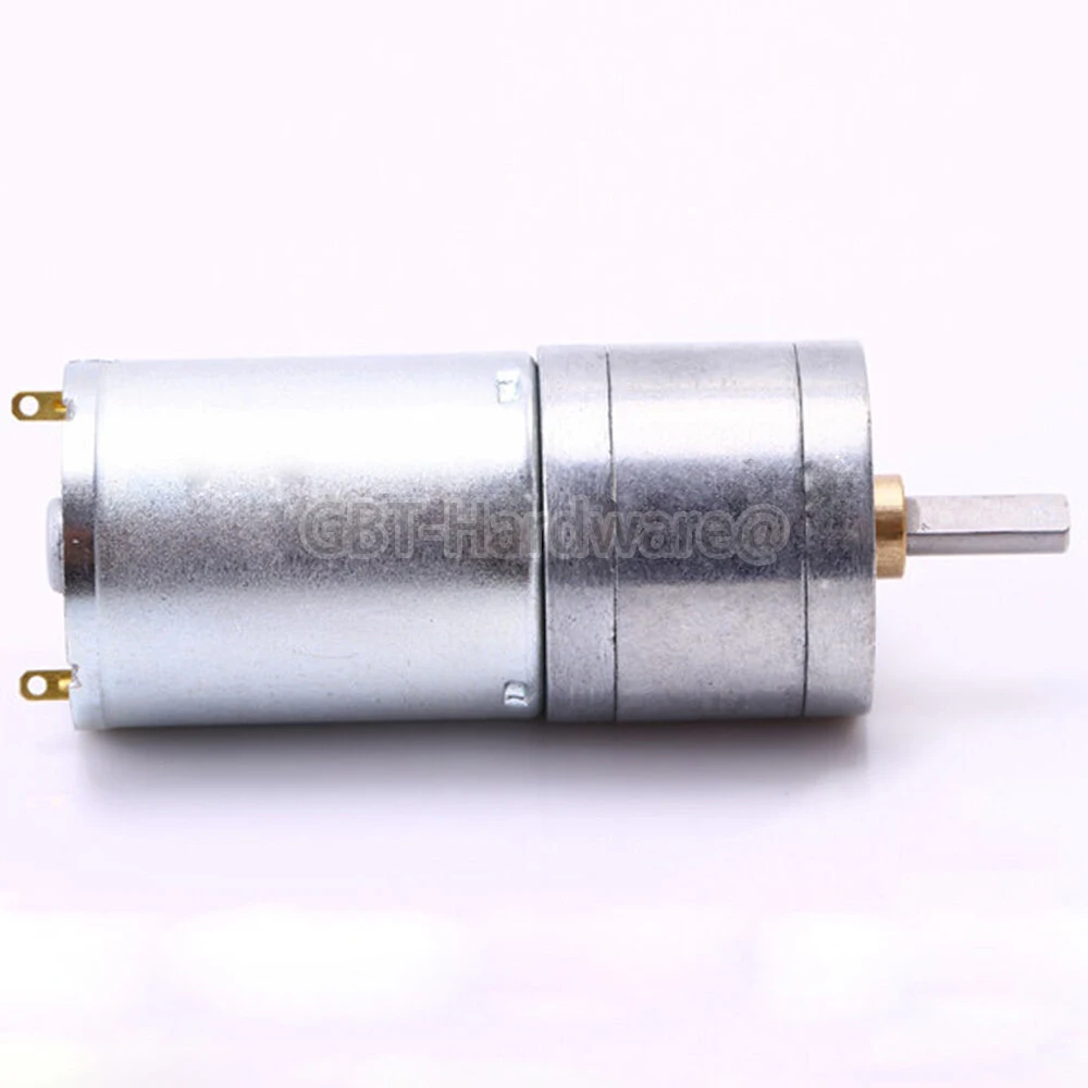 1PCS DC 6V 12V Gear Motor 2RPM 5RPM 10RPM 30RPM 50RPM 100RPM - 400RPM With Metal Gear low Speed High Torque 25GA-370 For DIY