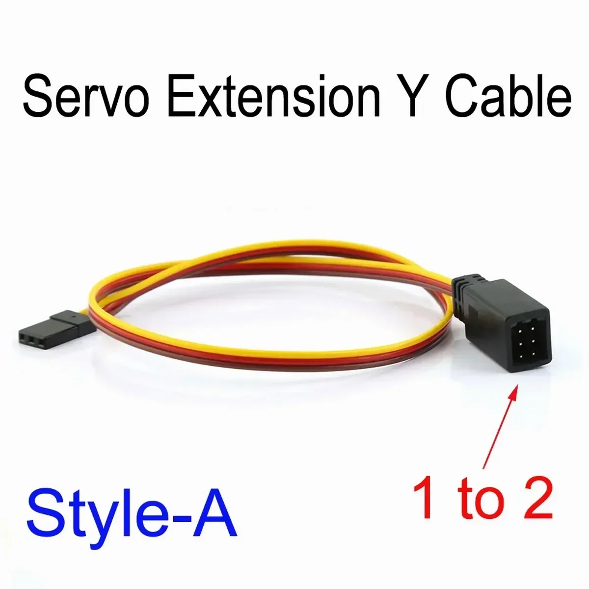 1Pcs 1to 2 /1 to 3 RC Servo Extension Wire Cable for RC Model Car Model Ship Model Aircraft Boat Helicopter FPV Quadcopter Drone