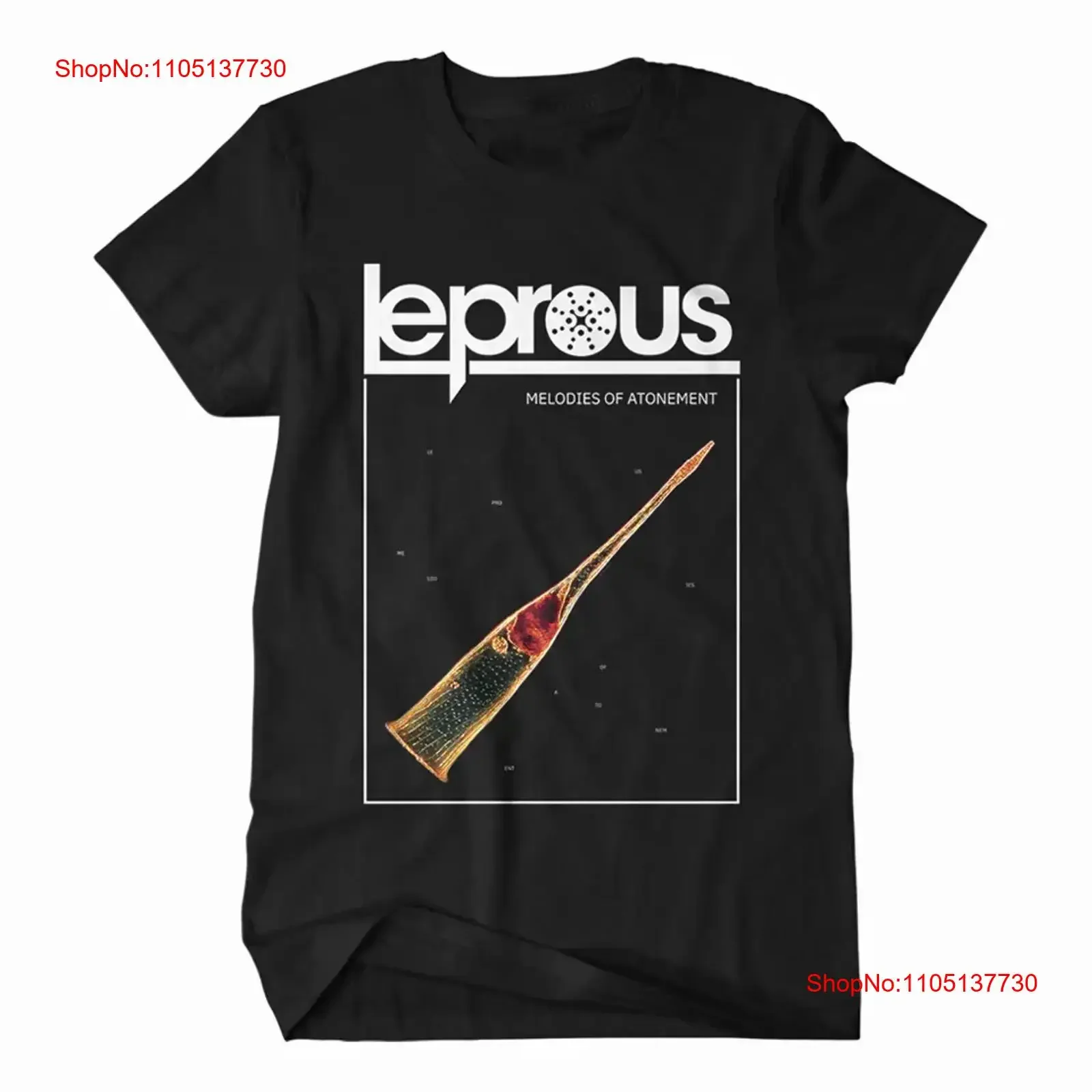 Rare Leprous Melodies of Atonement Cotton Black All Size T Shirt For Men AG394 vintage Washed designer clothes Unisex Versatile