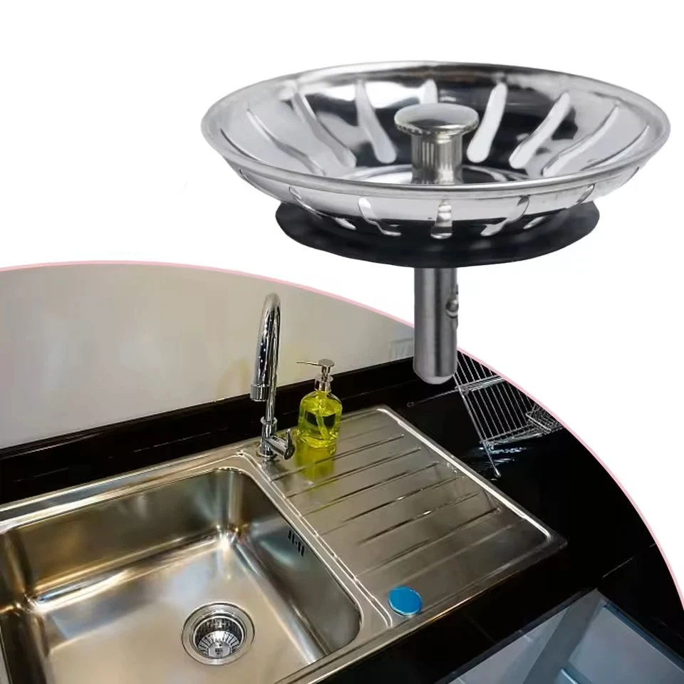 

Kitchen Sink Strainer Plug Stainless Steel Thicken for Kitchen Sink, Dish Drainers Mesh Sink Strainer