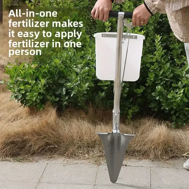 Handheld Soil Fertilizer Spreader for Fruit Trees Vegetables Corn Peanuts High Efficiency Sowing Device Garden Planting Tool