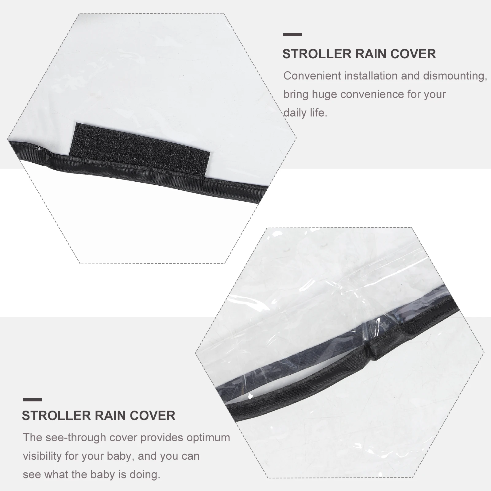 

Pvc Universal Double Stroller Front Rear Visibility Weather Easy Install Gift Friends