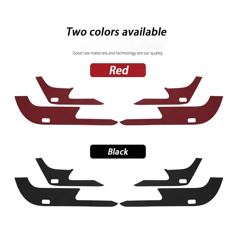 

Car Door Seat Anti-Kick Mat Pad Door Panel Stickers Decoration For Porsche Cayenne Macan Taycan 718 911 Interior Accessories