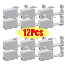 12Pcs Safety Ear Piercing Gun Kit Disposable Disinfection Safety Earring Piercer Machine Studs Nose CLip Body Jewelry Piercing T