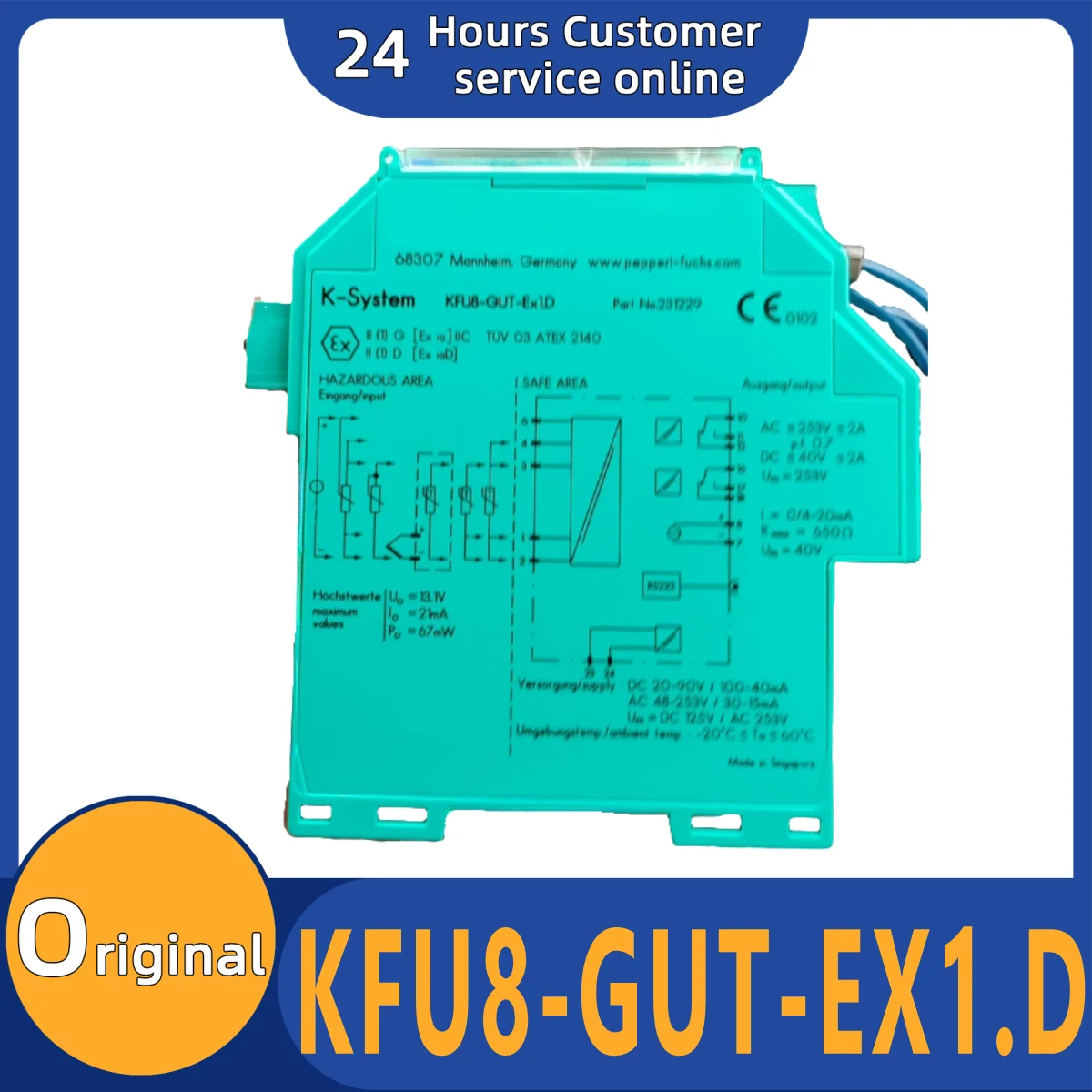 

Совершенно новый оригинальный эргономичный Фотофон KFU8-GUT-EX1.D KFD2-GUT-EX1.D KFD2-GUT-1.D KFD2-CRG2-EX1.D