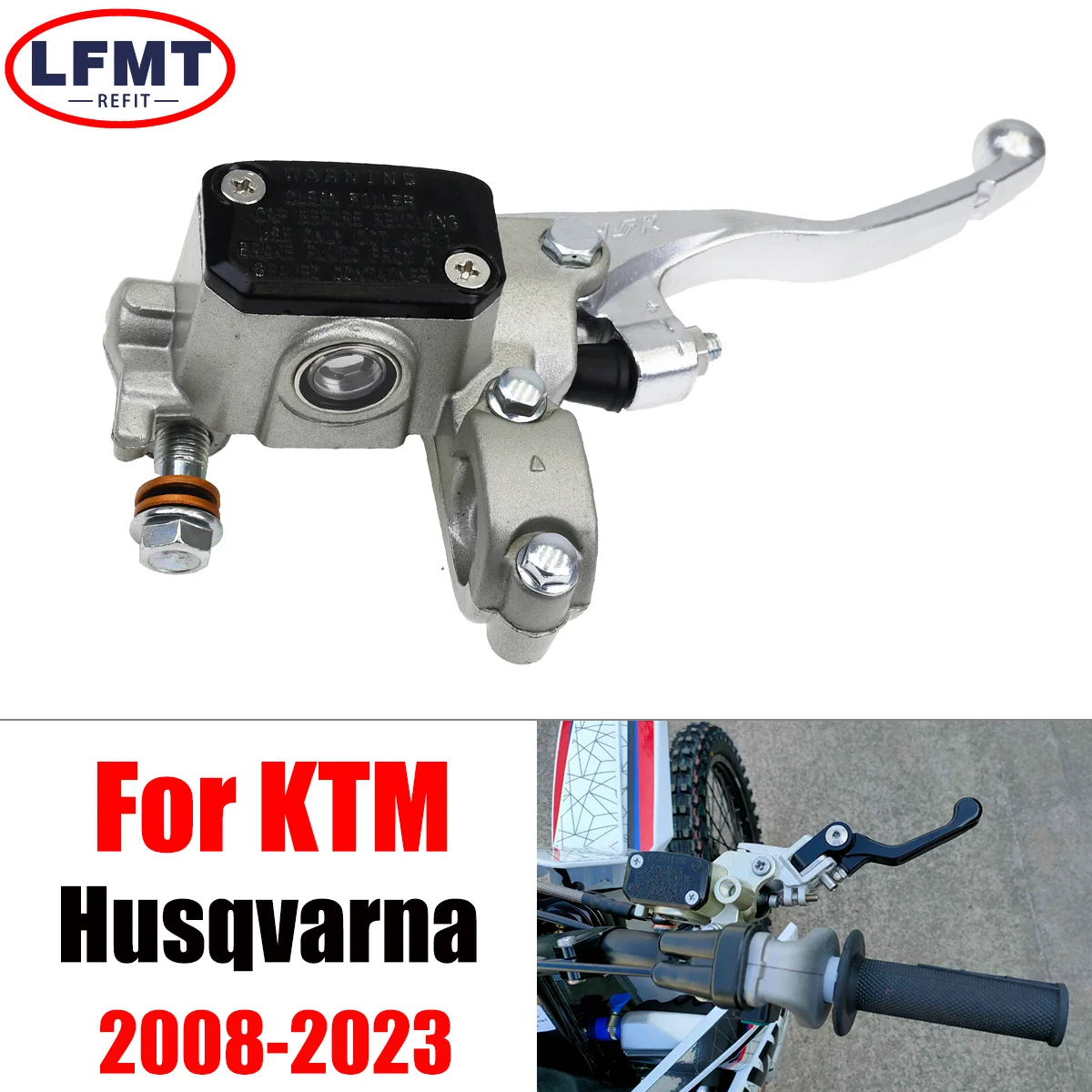 

Motocross Right Brake Master Cylinder Clutch Pump Brake Lever For Husqvarna TE/FE/TC/FC/TX/FX125-501 EC/EX/MC 250/300 2003-2023