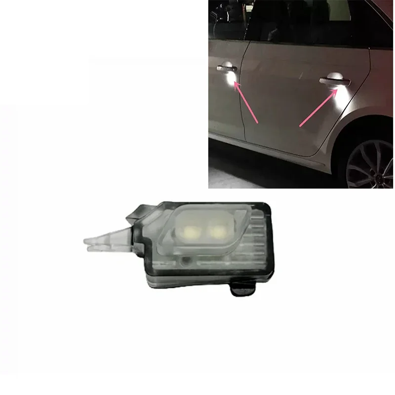 LED Exterior Handle Door knob Welcome Light Puddle Light Courtesy Lamp for Audi A4 B9 A5 2017-2022 Q5 2019-2022